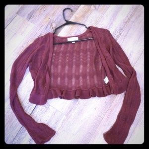Knox Rose | Cropped Cardigan | Size XS